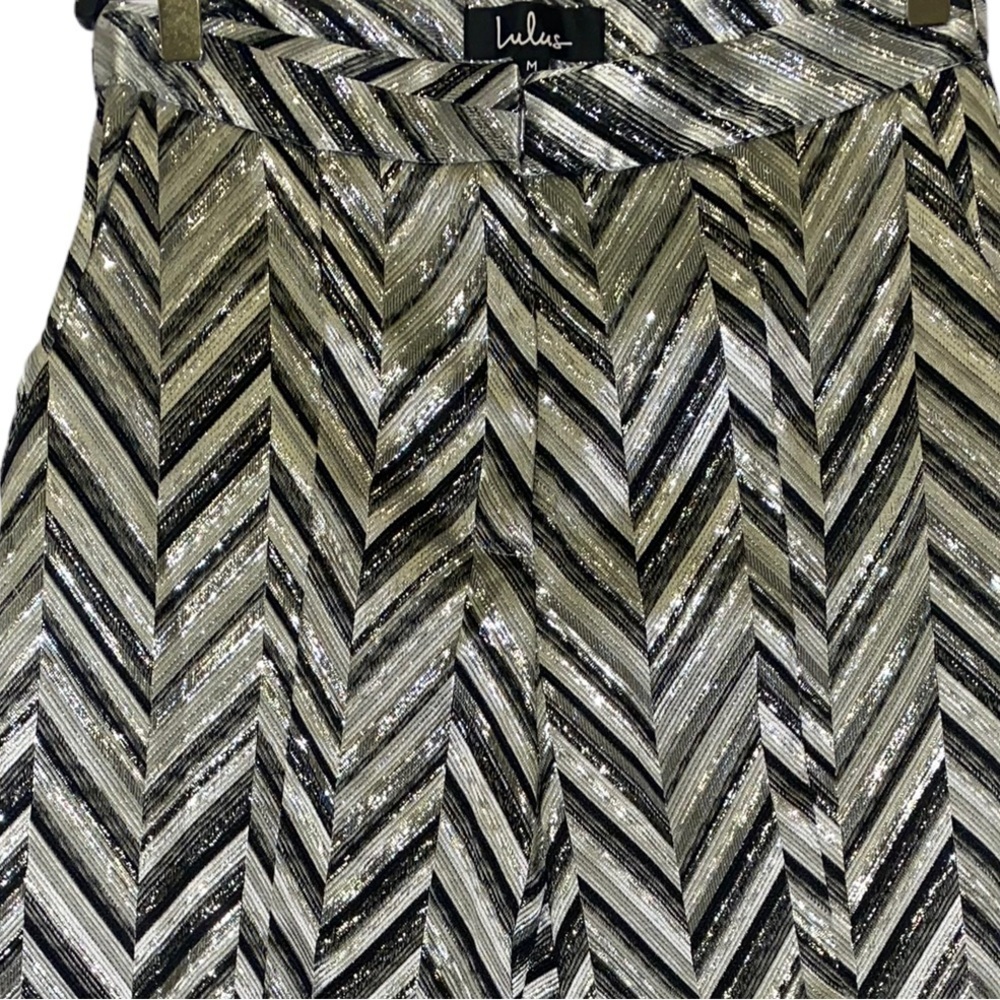 Lulu’s Creative Thinking Silver Multi Metallic Tr… - image 8